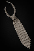 Corbata Luca plateada