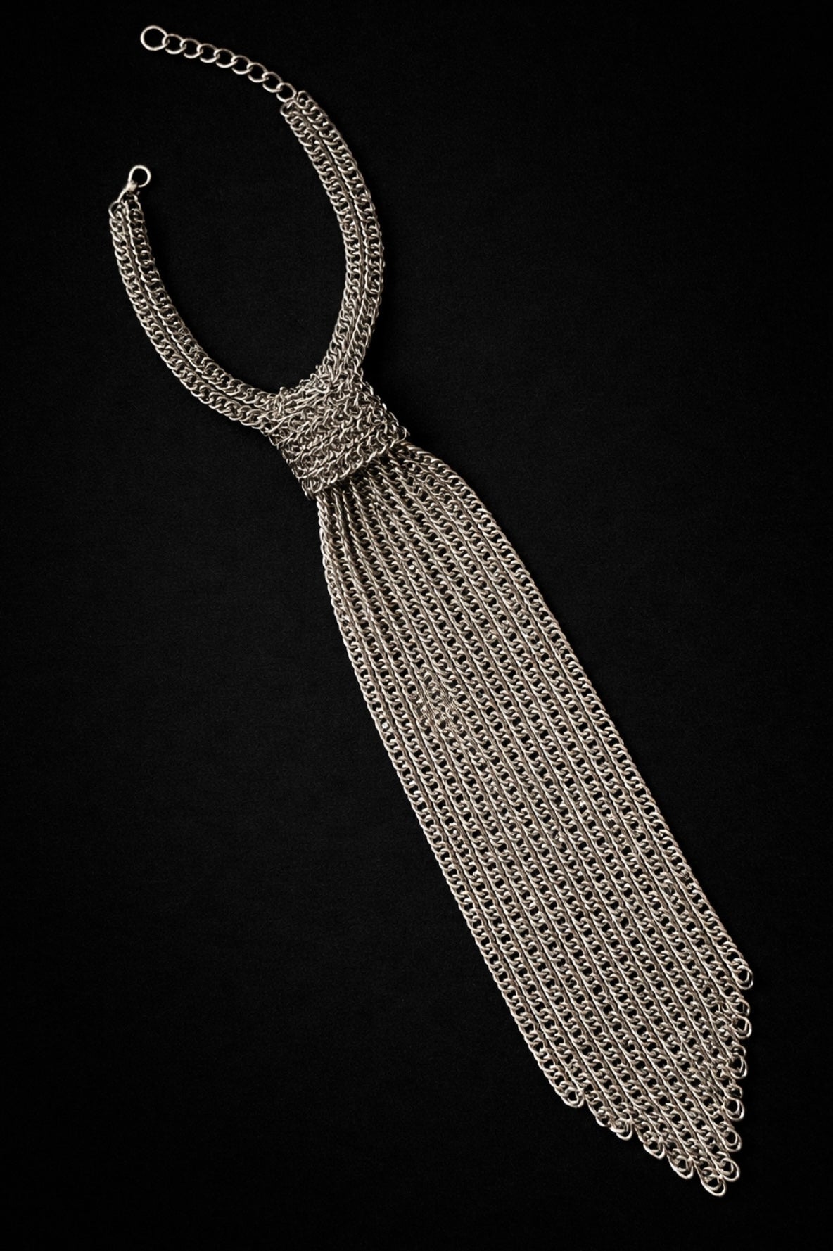 Corbata Luca plateada